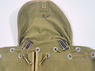 Rucksack Wehrmacht in Tropenausführung, ungetragenes Stück , ein kleines Loch im Bodenbereich