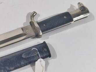 Extraseitengewehr KS98. Die Scheide alt überlackiert, Hersteller WKC