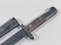 Jugoslawien Seitengewehr Messerbajonett Mauser 24/44, nummerngleiches Stück in sehr gutem Zustand
