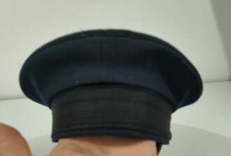 DDR, Volksmarine Schirmmütze für Offiziere in gutem Zustand, Kopfgrösse 57