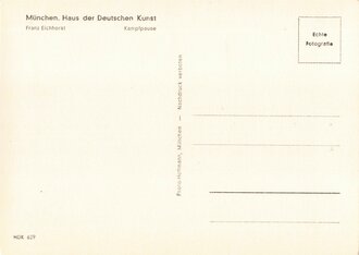 Ansichtskarte " Kampfpause" München, Haus der deutschen Kunst