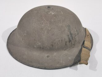 British most likely WWII steel helmet. Original paint, overall good condition