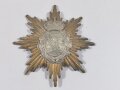 Sachsen, Emblem für eine Pickelhaube/ Tschako. Von Spitzue zu Spitze 11,2cm