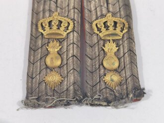 Baden, Paar Schulterstücke für einen Oberleutnant im Feld-Artillerie-Regiment Nr. 14