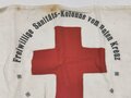 Pommern, Armbinde " Freiwillige Sanitäts Kolonne vom Roten Kreuz Naugard" leicht zerknittert, sonst gut