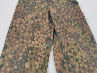 Waffen SS Erbsentarn Panzerhose. Leicht getragenes Stück aus Drillichmaterial  in sehr gutem Zustand.