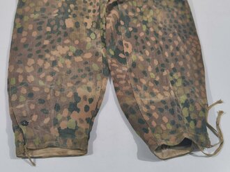 Waffen SS Erbsentarn Panzerhose. Leicht getragenes Stück aus Drillichmaterial  in sehr gutem Zustand.