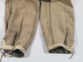 Waffen SS Erbsentarn Panzerhose. Leicht getragenes Stück aus Drillichmaterial  in sehr gutem Zustand.