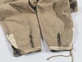 Waffen SS Erbsentarn Panzerhose. Leicht getragenes Stück aus Drillichmaterial  in sehr gutem Zustand.