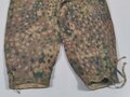 Waffen SS Erbsentarn Panzerhose. Leicht getragenes Stück aus Drillichmaterial  in sehr gutem Zustand.