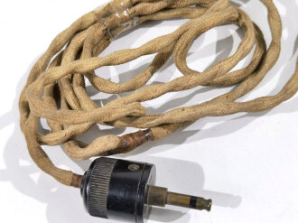 British WWII, Cable and plug for Headset