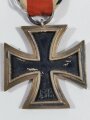 Eisernes Kreuz 2.Klasse 1939 , Hersteller "19" im Bandring für Wiedmann Frankfurt, ungereinigtes Stück, magnetisch