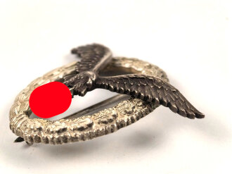 Flugzeugführerabzeichen , Hersteller C.E.Juncker  Berlin. Guter Zustand