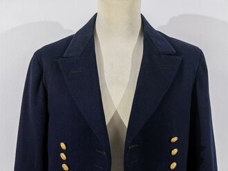 Reichs- Kriegsmarine, dunkelblaue Paradejacke in sehr gutem Zustand, Kammerstück von 1935