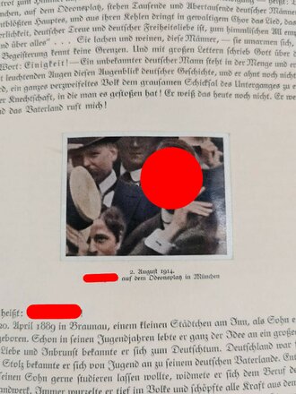 Sammelbilderalbum "Kampf ums Dritte Reich"  komplett