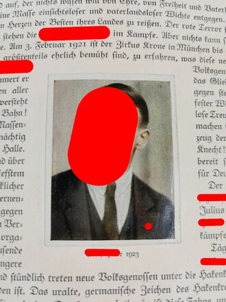 Sammelbilderalbum "Kampf ums Dritte Reich"  komplett