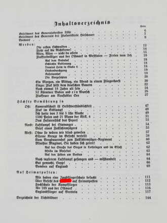 "Fliegerhorst Ostmark" , Bildband des NS Gauverlag Tirol , Widmunfg " In Anerkennung für Ihre künstlerische Arbeit" 1941