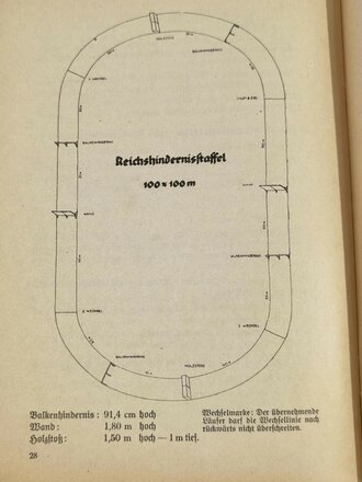 "1939 - Ausschreibungen Reichswettkämpfe der SA" 40 Seiten, DIN A5, gebraucht