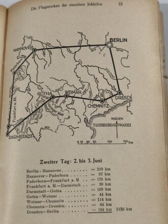 "Deutscher Rundflug 1925" Offizielles Programm, 80 Seiten, DIN A5, gebraucht