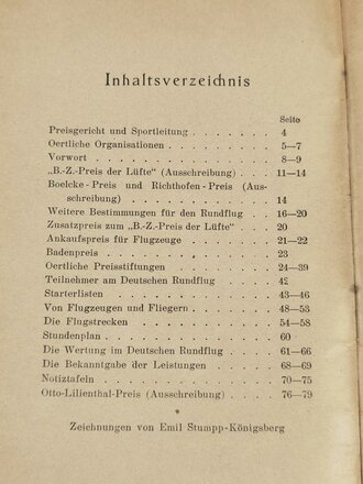 "Deutscher Rundflug 1925" Offizielles Programm,...