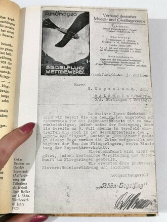 "Gottlob Espenlaub" Ein Fliegerleben. Stuttgart 1942 mit 194 Seiten