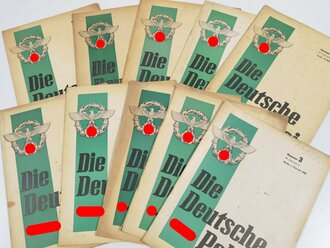 "Die Deutsche Polizei" 10 Ausgaben von 1942/43