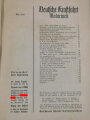 NSKK "Deutsche Kraftfahrt", Mai 1939, DIN A4, 138 Seiten