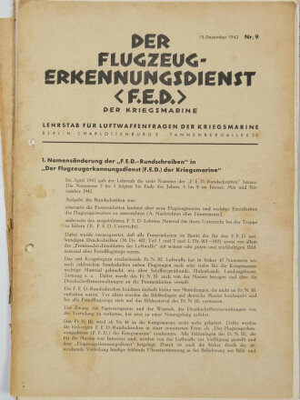 "Erkennungsdienst der Kriegsmarine" etwa 20 Ausgaben, die meisten von 1944