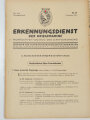 "Erkennungsdienst der Kriegsmarine" etwa 20 Ausgaben, die meisten von 1944