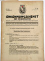 "Erkennungsdienst der Kriegsmarine" etwa 20 Ausgaben, die meisten von 1944