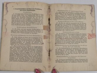 "Rang- und Vorgesetztenverhältnis der Soldaten der Kriegsmarine" Berlin 1939 mit 23 Seiten