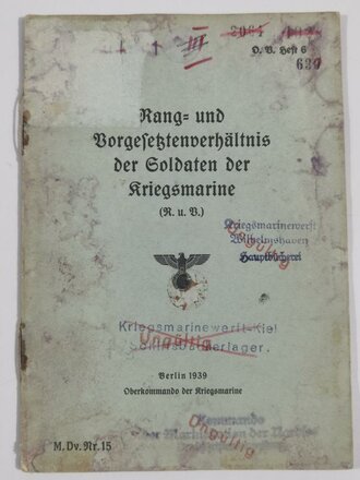 "Rang- und Vorgesetztenverhältnis der Soldaten...