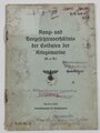 "Rang- und Vorgesetztenverhältnis der Soldaten der Kriegsmarine" Berlin 1939 mit 23 Seiten
