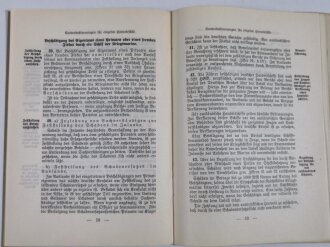Kriegsmarine " M.Dv.Nr.49 Bestimmungen für den Dienst an Bord" Anlageheft 2: Havariebestimmungen von 1940 mit 24 Seiten  plus Anlagen