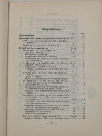 Kriegsmarine " M.Dv.Nr.49 Bestimmungen für den Dienst an Bord" Anlageheft 2: Havariebestimmungen von 1940 mit 24 Seiten  plus Anlagen