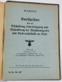 Kriegsmarine " M.Dv.Nr.847 Vorschriften für die Pfege der Maschinenanlagen auf den Schiffen der Kriegsmarine"  von 1943, die Deckblätter jeweils entnazifiziert