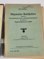 Kriegsmarine " M.Dv.Nr.847 Vorschriften für die Pfege der Maschinenanlagen auf den Schiffen der Kriegsmarine"  von 1943, die Deckblätter jeweils entnazifiziert