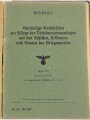 Kriegsmarine " M.Dv.Nr.847 Vorschriften für die Pfege der Maschinenanlagen auf den Schiffen der Kriegsmarine"  von 1943, die Deckblätter jeweils entnazifiziert