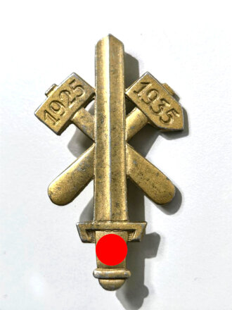 Leichtmetallabzeichen "10 Jahre NSDAP Gau Essen 1925-1935"