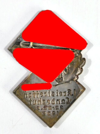 Blechabzeichen " 1.NSDAP Kreistreffen Landeshut 1935...