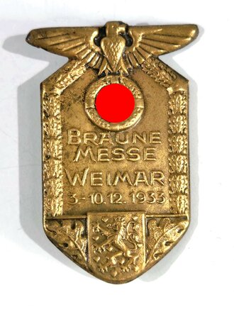Blechabzeichen "Braune Messe Weimar 1933"