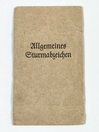 REPRODUKTION Tüte für "Allgemeines Sturmabzeichen"