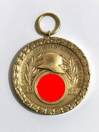 Tragbare Medaille "Nationale Erhebung Wettschiessen...