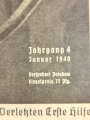 "Das Deutsche Rote Kreuz" Im U-Boot auf hoher See, Jahrgang 4, Januar 1940, über DIN A4