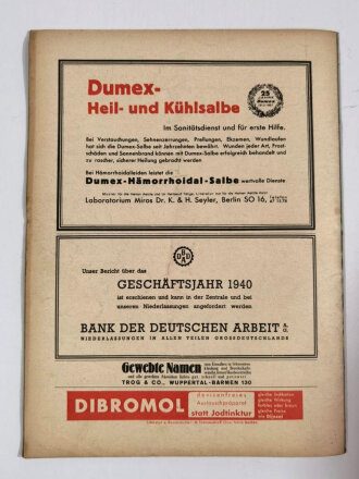 "Das Deutsche Rote Kreuz" Zum 20. April Der Führer und Oberste Befehlshaber der deutschen Wehrmacht, Jahrgang 5, April/Mai 1941, über DIN A4