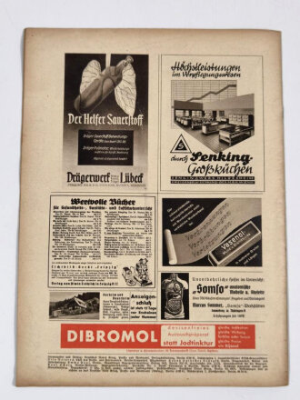 "Das Deutsche Rote Kreuz" Kriegshilfswerk für das Deutsche Rote Kreuz Eröffnungskundgebung , Jahrgang 4, Mai1940, über DIN A4