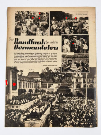"Das Deutsche Rote Kreuz" Heinz Goedecke gibt Autogramme , Jahrgang 6, Oktober 1942, über DIN A4