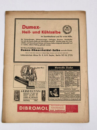 "Das Deutsche Rote Kreuz" DRK-Schwestern vor dreitausendjährigen Kulturdenkmälern Griechenland, Jahrgang 5, Juli 1941, über DIN A4