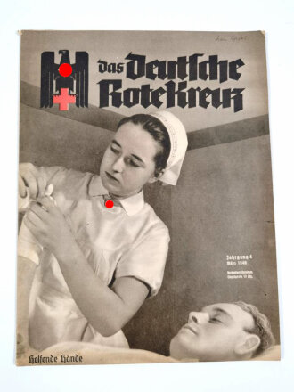 "Das Deutsche Rote Kreuz" Helfende Hände, Jahrgang 4, August 1940, über DIN A4