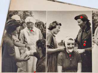 "Das Deutsche Rote Kreuz" Helfende Hände, Jahrgang 4, August 1940, über DIN A4